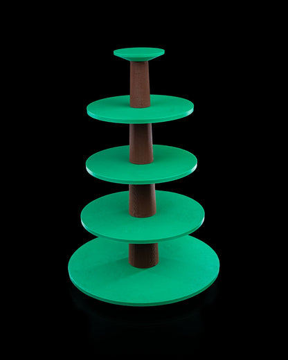 Tree Top Village Countdown Containers - 3D Printed Holiday Advent Tree