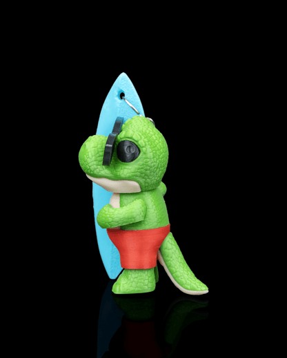 Tyrannosurf – Surfer Dino Keychain