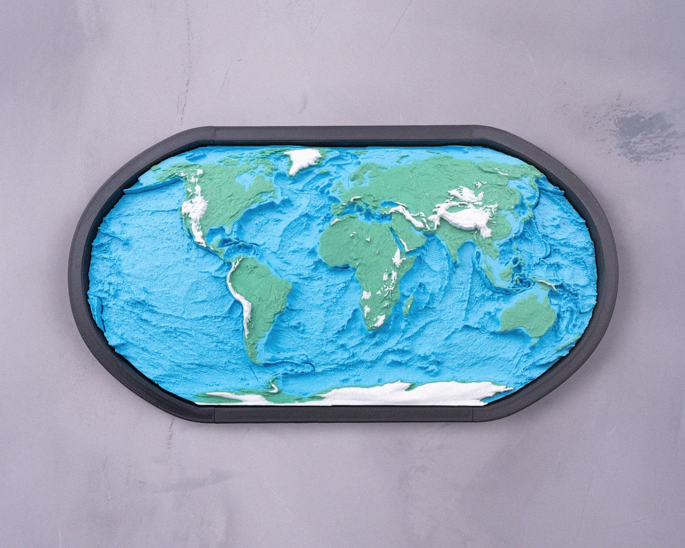 Ups & Downs | Tactile Topographic World Map