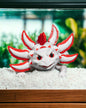3D Printed Axolotl - Velvet Cake: A Playful, Whimsical Design with Impressive Articulation and Dynamic Poses