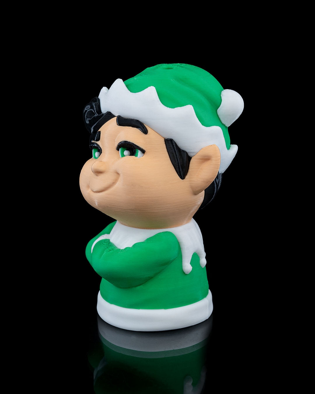 Wilbur the Elf Ornament - Playful Christmas Elf with Collapsible Legs