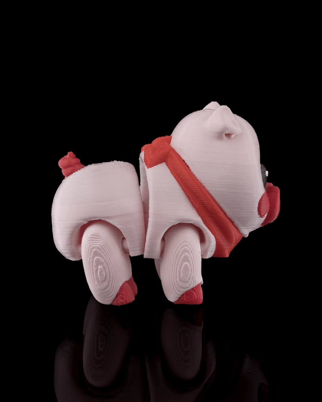 3D-Printed Willow the Pig – Rustic Farmhouse Miniature & Keychain