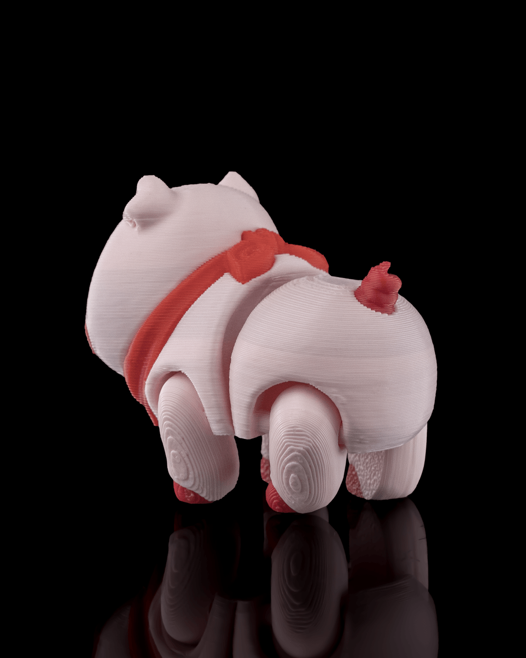 3D-Printed Willow the Pig – Rustic Farmhouse Miniature & Keychain