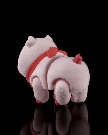 3D-Printed Willow the Pig – Rustic Farmhouse Miniature & Keychain