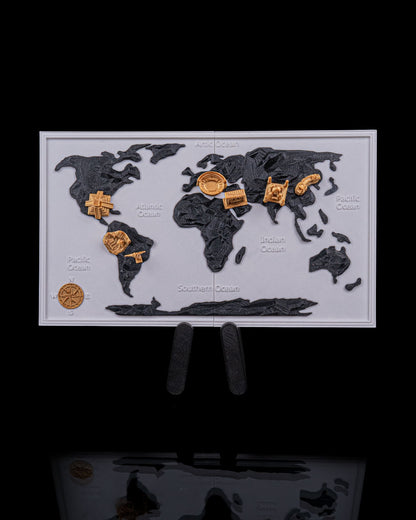 World of Wonders | Magnetic Seven Wonders of the World Map