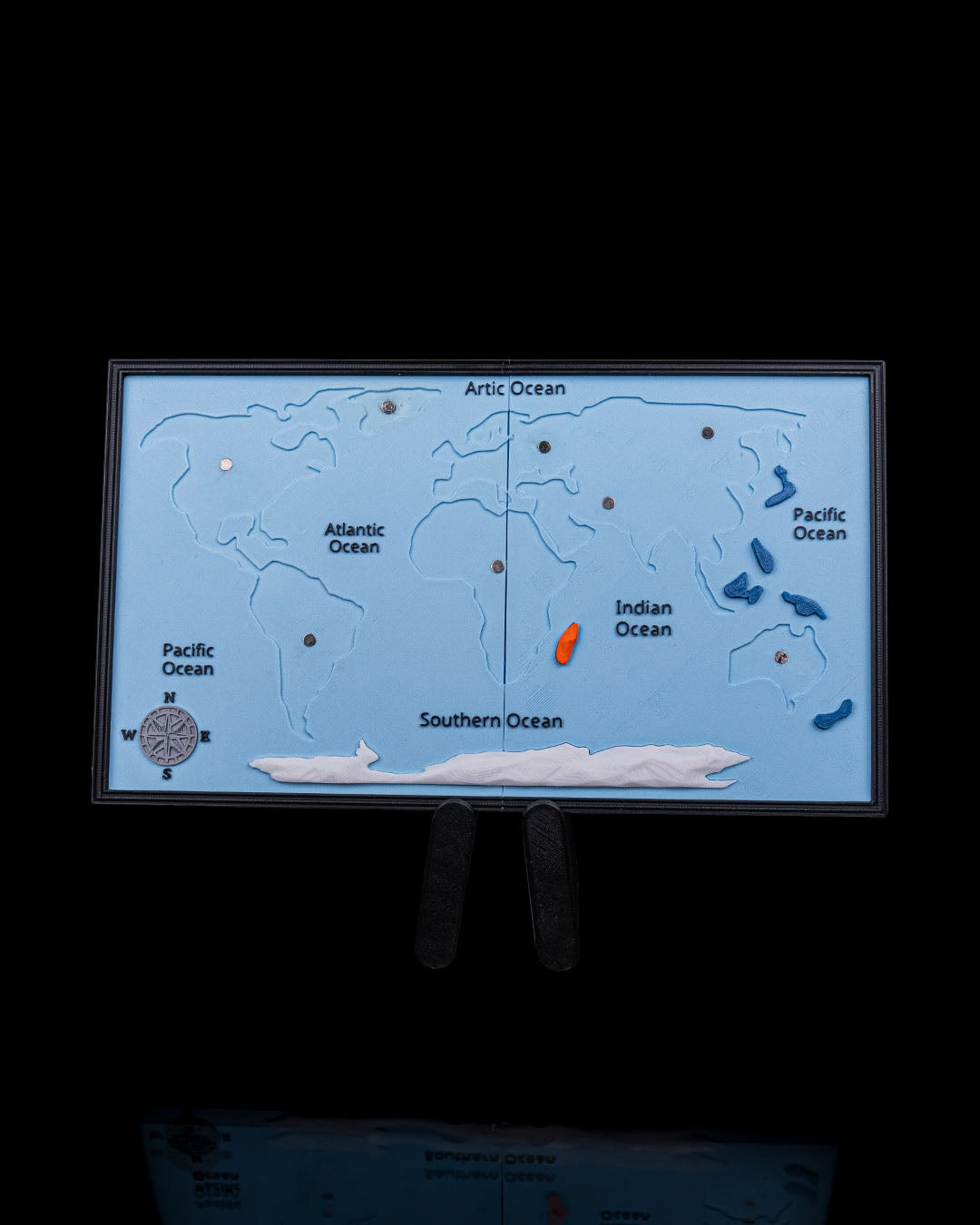 World of Wonders | Magnetic Seven Wonders of the World Map