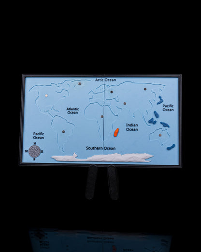 World of Wonders | Magnetic Seven Wonders of the World Map