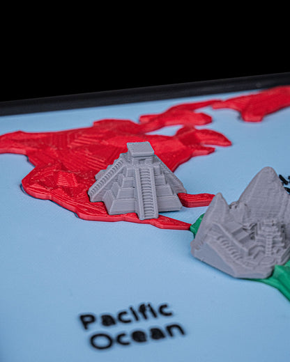 World of Wonders | Magnetic Seven Wonders of the World Map