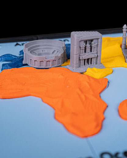 World of Wonders | Magnetic Seven Wonders of the World Map