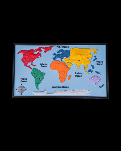 World of Wonders | Magnetic Seven Wonders of the World Map