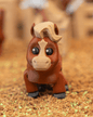 3D-Printed Max the Horse – Rustic Farmhouse Miniature & Keychain