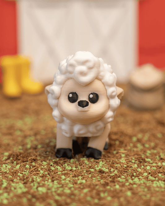 3D-Printed Shane the Sheep by STLFlix – Farmhouse Decor & Collectible Animal Figurine