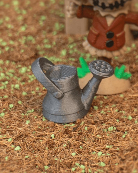 3D-Printed Watering Can by STLFlix – Rustic Farmhouse Decor & Collectible Miniature Accent