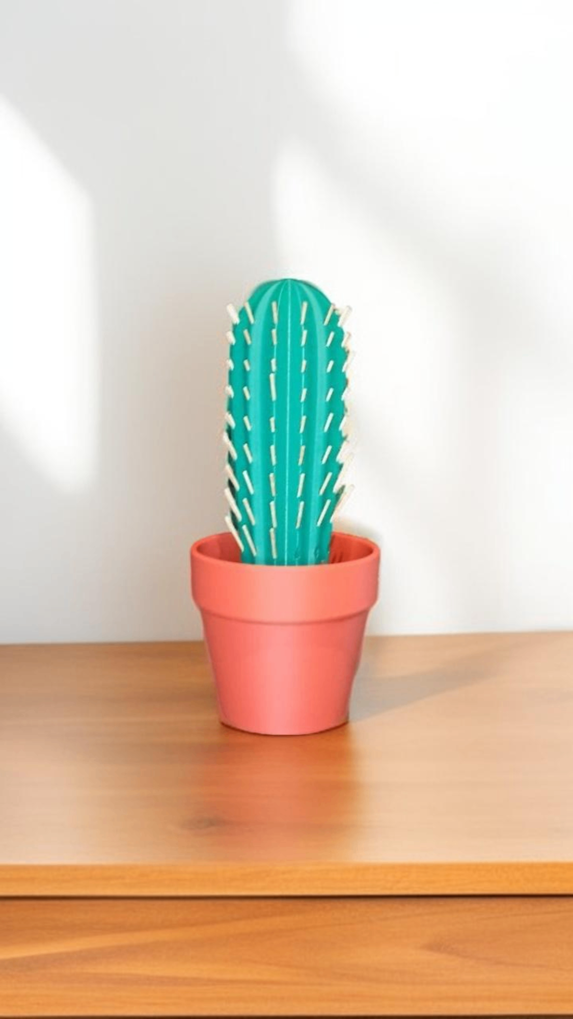 3D Printed Cactus Toothpick Holder - Unique Desert Charm for Home Decor Enthusiasts and DIY Creators