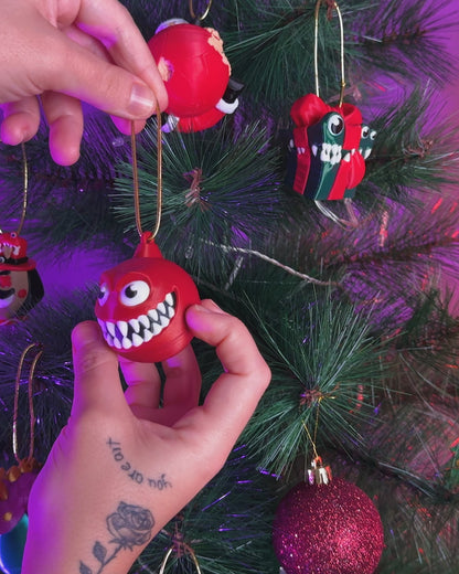 Gore-nament by STLFlix - Spooky Monster Christmas Ornament for a Quirky Holiday