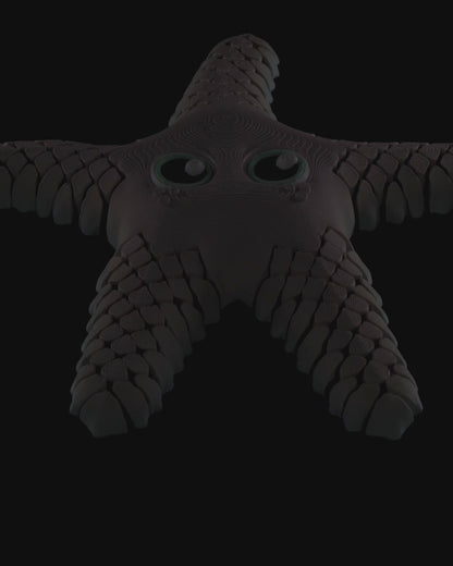 Sandy the Sea Star - 3D-Printed Fidget Toy for Sensory Play and Stress Relief