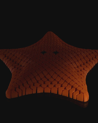 Betsie the Bat Sea Star - 3D-Printed Fidget Toy for Sensory Play and Stress Relief